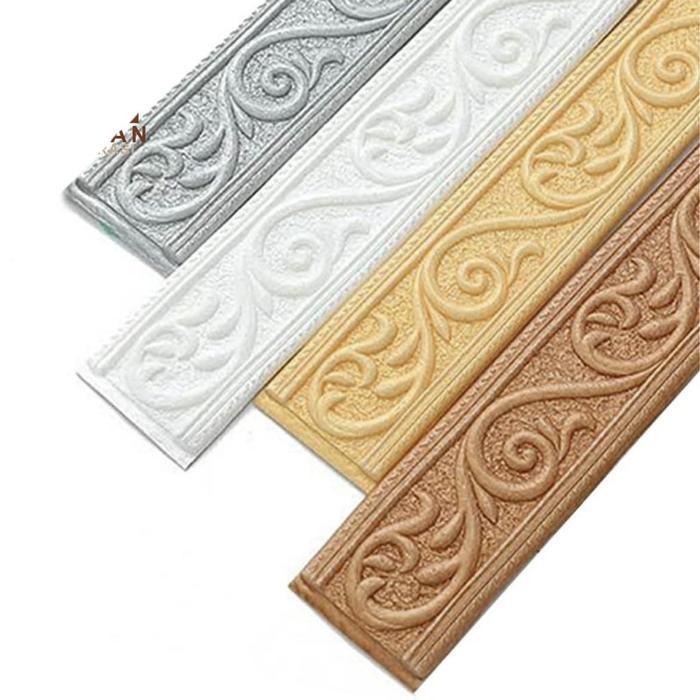 "New" List Wallfoam 3D/List Border Wallpaper foam/Pembatas Wallfoam Dinding Murah Ketebalan Real 6