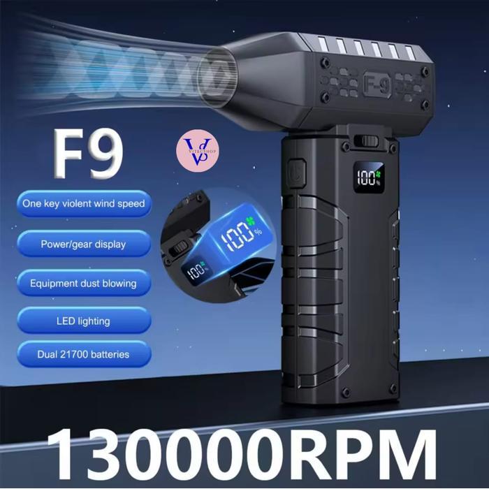 Turbo Jet Fan-Mini Jet Fan Turbo-100 Speed-Lighthing-Led Display