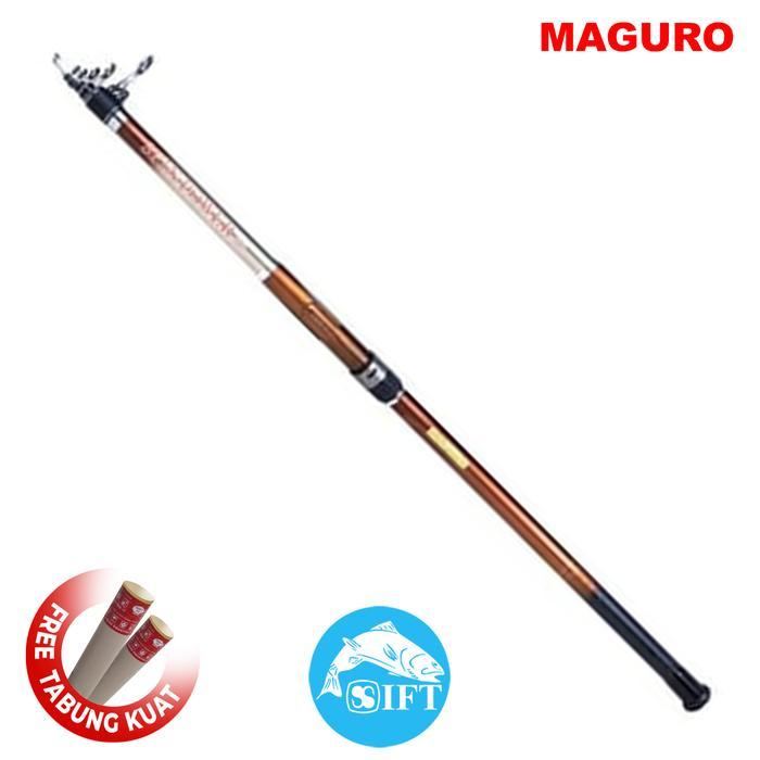 Joran Maguro Spin Power 390 420 450 Cm Surf Casting Laut Antena
