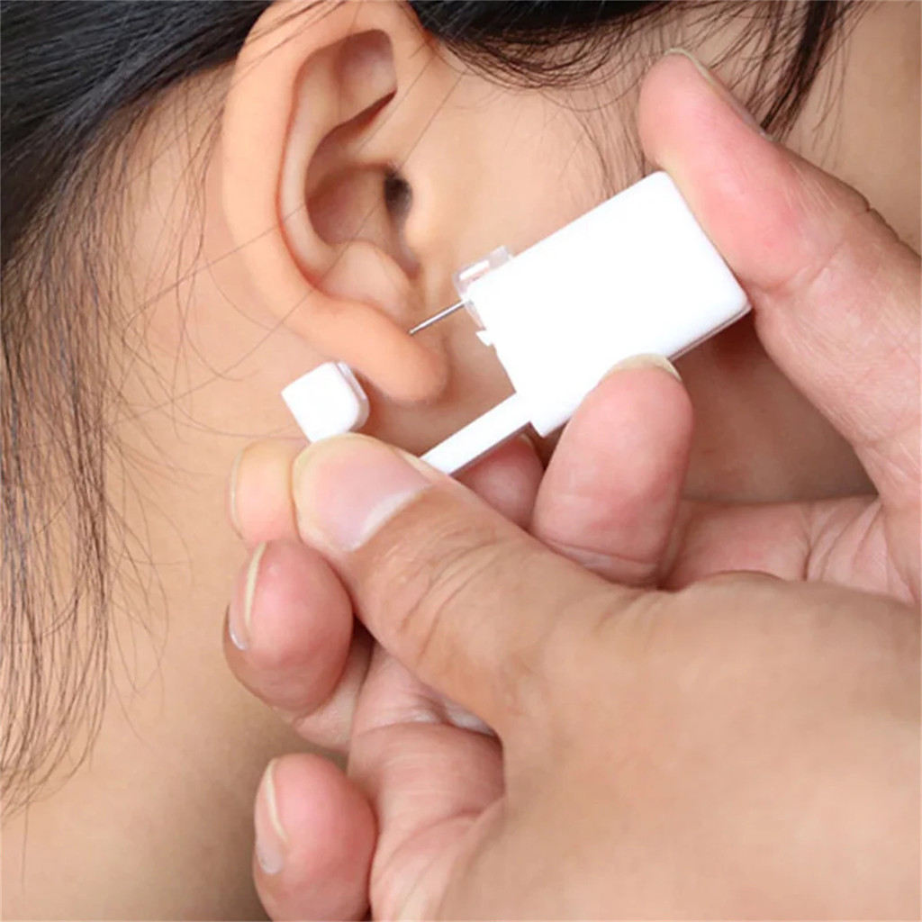 1pc Disposable Sterile Ear Piercing Kit, Cartilage Tragus Helix Piercing Gun No Pain Piercer Tool