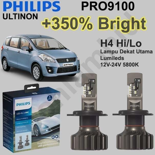 Lampu Mobil LED Suzuki Ertiga Philips ULTINON PRO9000 H4 (Pro 9000)