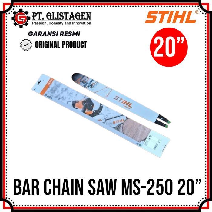STIHL BAR LASER CHAINSAW 20 INCH MS250 GUIDE BAR CHAIN SAW PISAU CHAINSAW 20" MS-250