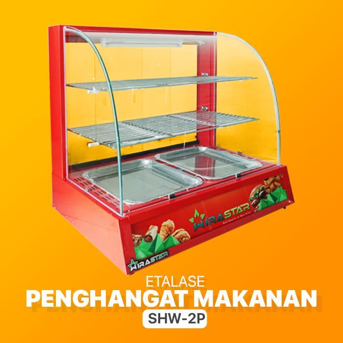 PENGHANGAT AYAM GORENG DISPLAY WARMER SHW-2P SHOWCASE WARMER DISPLAY