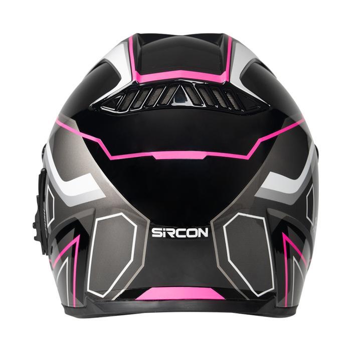Cargloss Sircon Supermoto Venturo Helm Full Face - Pink