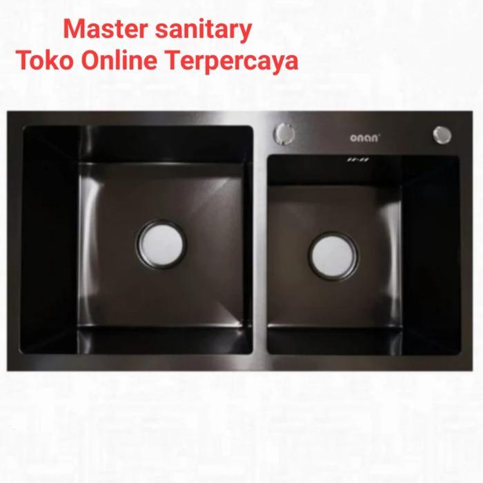 Kitchen Sink Stainless ONAN 8245 HITAM ORIGINAL /ONAN 8245 BLACK