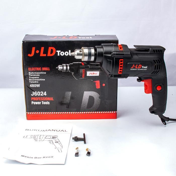 Zper - Mesin Bor Listrik 10Mm Electric Impact Drill 6024 Bor Listrik Bolak Balik Bisa Bolak Balik
