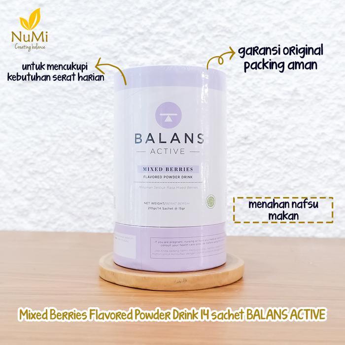 BALANS Active Wild Berries 14 Sachet minuman fiber - Balans Official