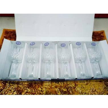 Gelas Kristal Kaki/ Gelas Wine/ Gelas Berkaki Kristal #Gratisongkir