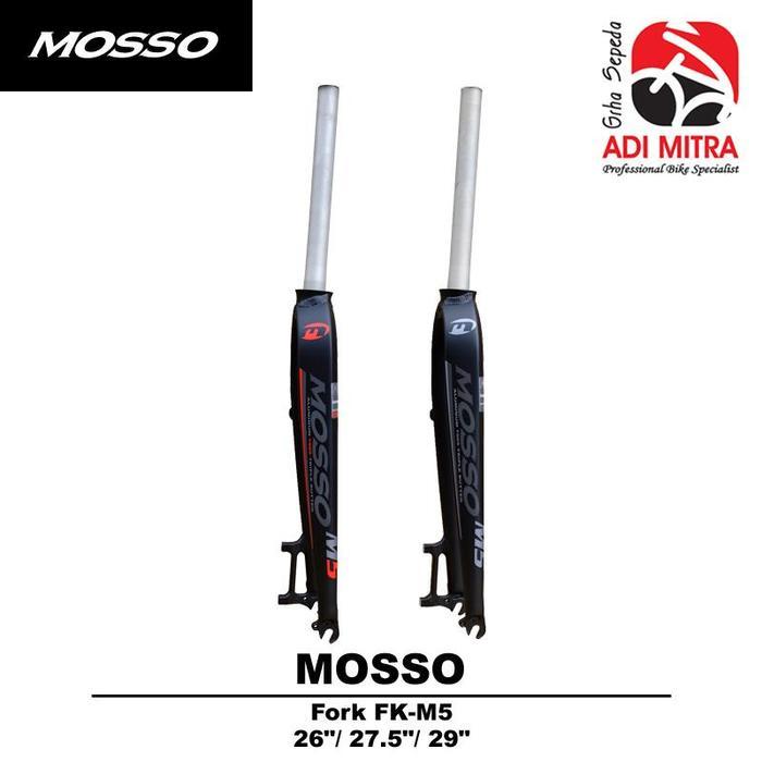MOSSO M5 FORK RIGID DISC BRAKE FORK SEPEDA 26 / 27.5 / 29 INCH