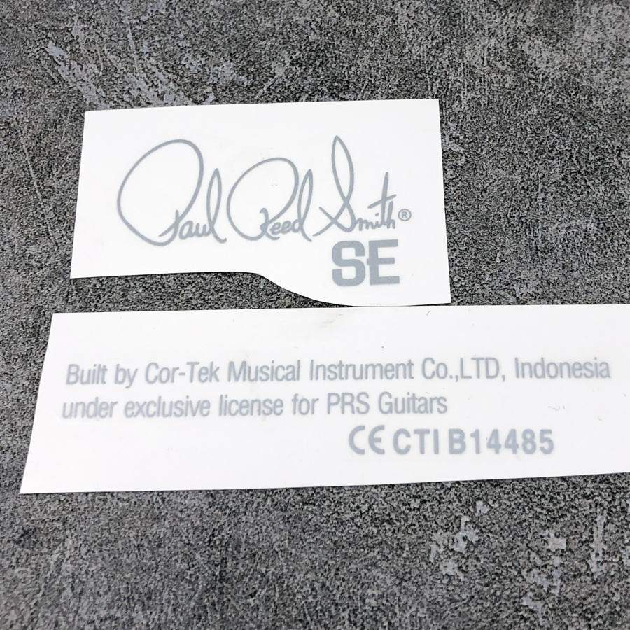 Waterslide PRS SE Guitar Decal Sticker Guitar Peghead Logo