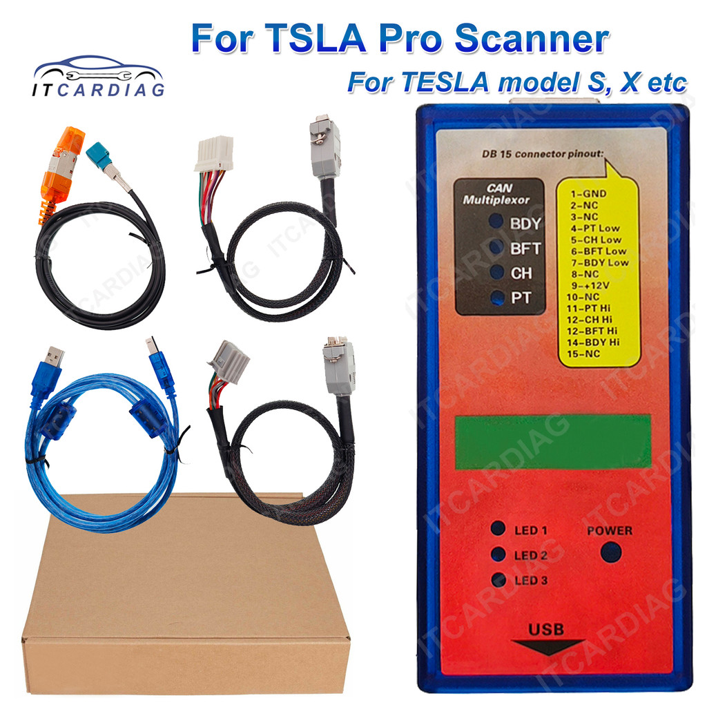 For Tsla PRO Scanner For TESLA S X 3 Car Diagnostic Scanner Tool for Tsla PRO Diagnostic and