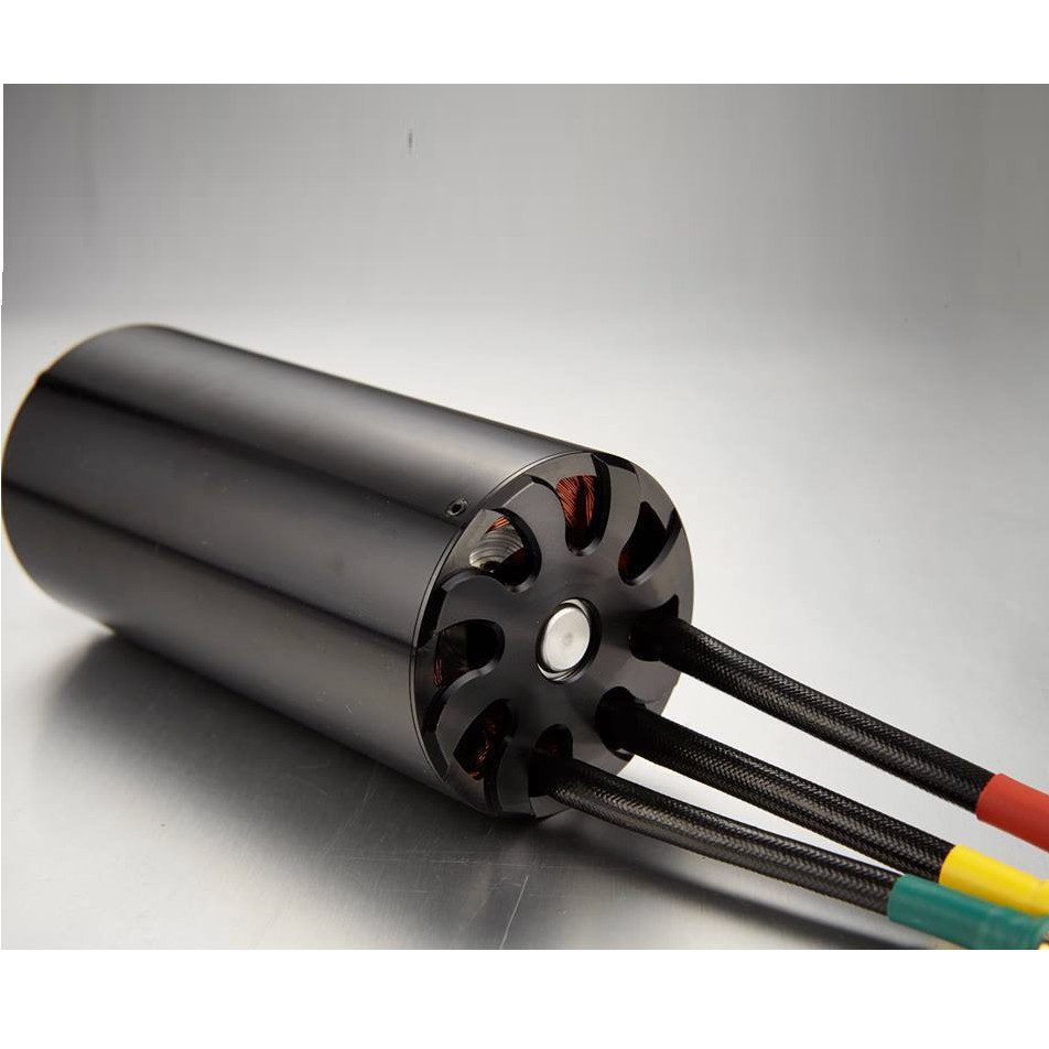 New Version SSS 56114 V2-SERIES 1/5 Brushless Motor 56*114mm for RC Boat (optional Jacket)