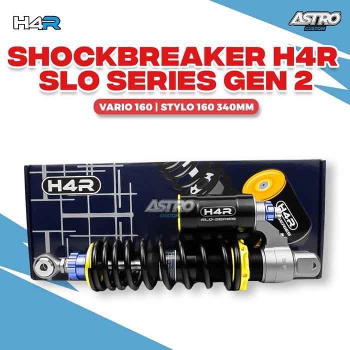 Shockbreaker H4R Slo Series Gen 2 Vario 160 Stylo 160 X-mooth 340MM Shock Tabung Bawah Astrocustom