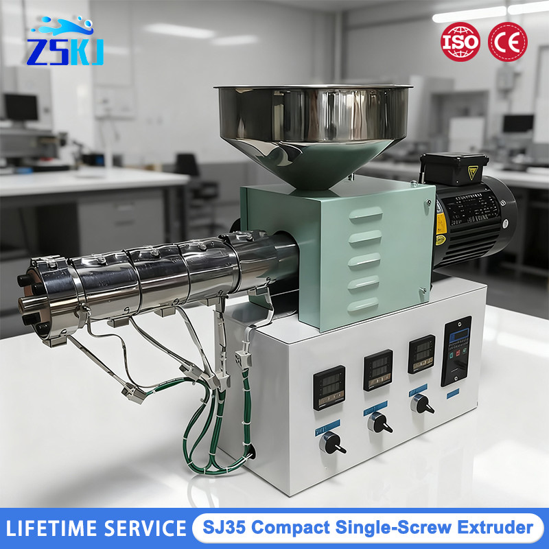 3D Printing Filament Maker Single Screw Extruder 3D Consumables Extrusion Machine For PEEK/TPU/TPE