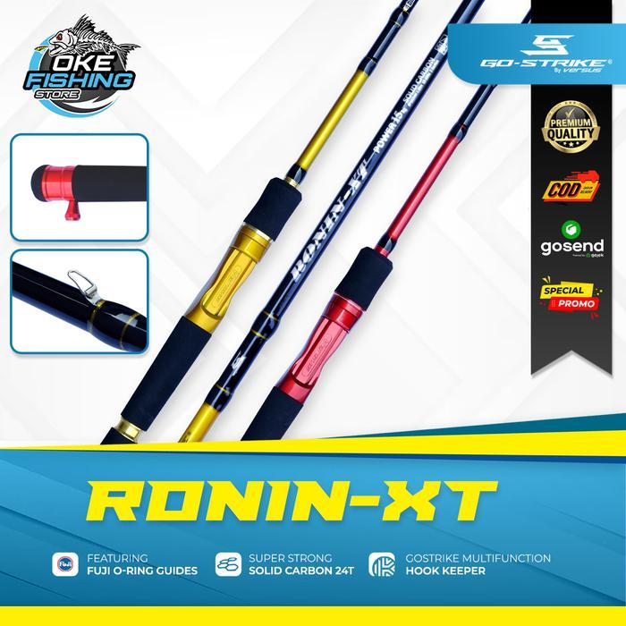 Murah Joran Gostrikeversus Ronin Xt Solid Carbon Tournament Rod Fuji O-Ring 2 Section Max Drag