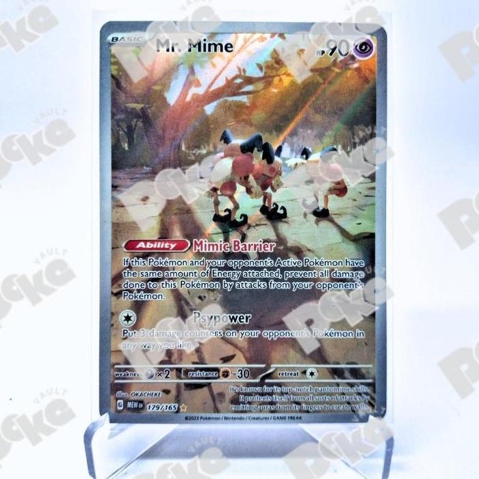 Kartu Pokemon TCG Eng - Mr. Mime MEW EN 179/165 AR