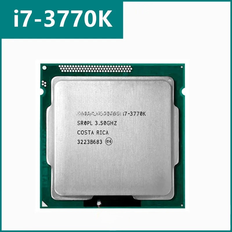 I7 3770K Quad 3.5GHz LGA 1155 8MB 95W CPU For Z77 Motherboard
