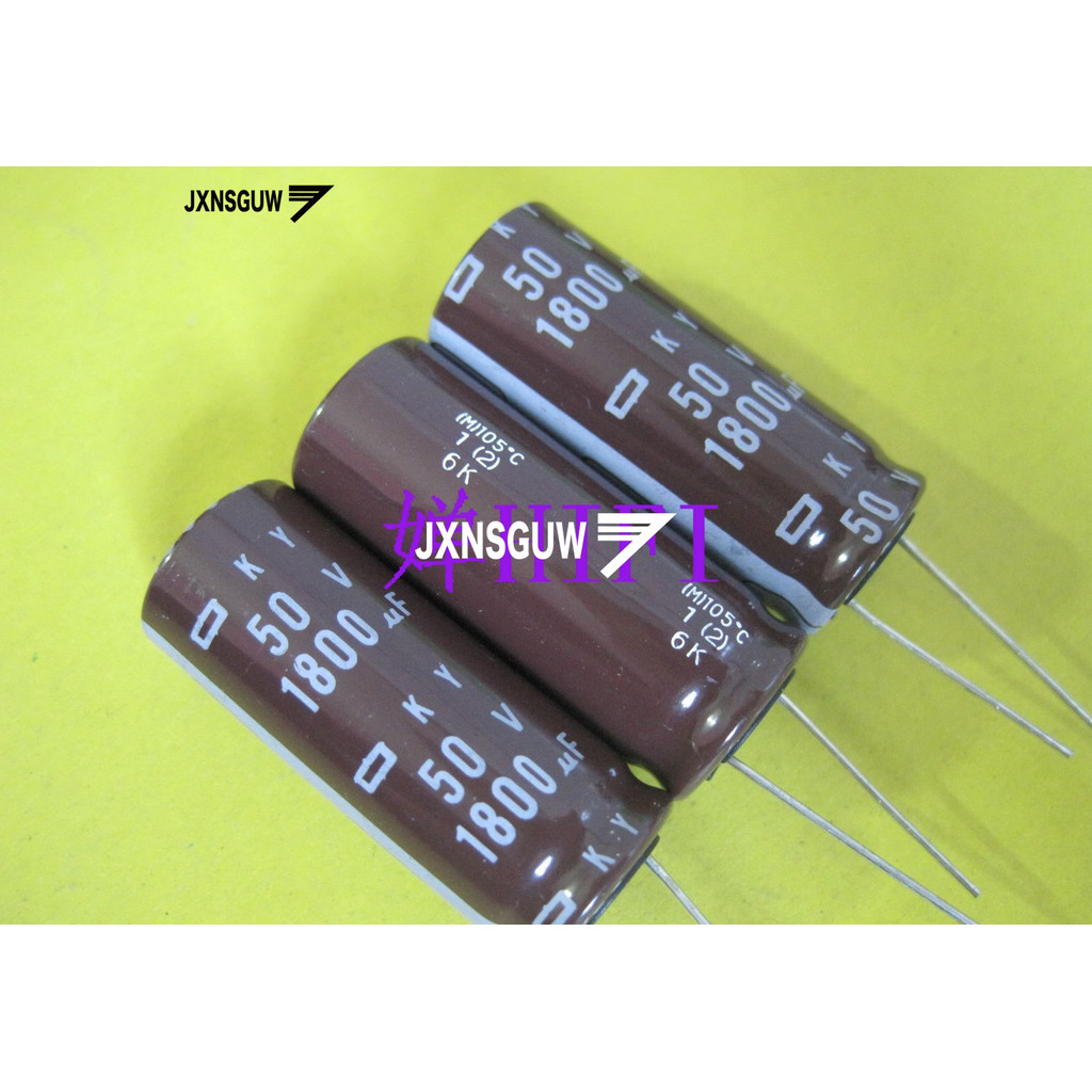 10PCS NIPPON KY 50V1800UF 16X40MM NCC long life electrolytic capacitor 1800UF/50V CHEMI-CON 105