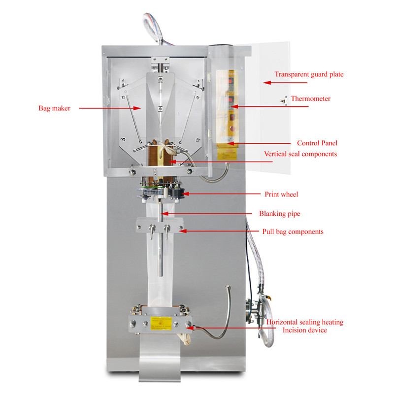 50 to 1000ml Automatic Sachet Liquid Filling Sealing Packing Machine Liquid Packing Machine Food