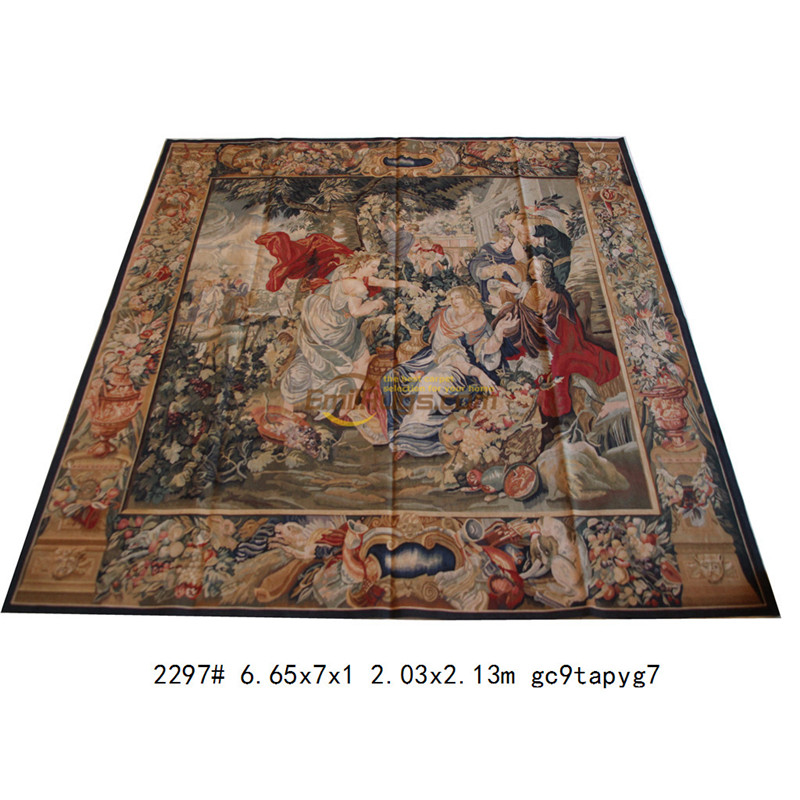 wool aubusson tapestry vintage tapestry handmade hanging wall tapestry macrame printed tapestry kits