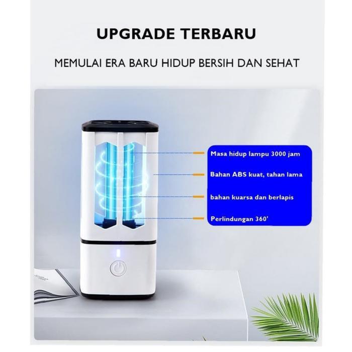 Ultraviolet UV Sterilisasi LED Light Disinfektan Germicidal Lampu Ozon