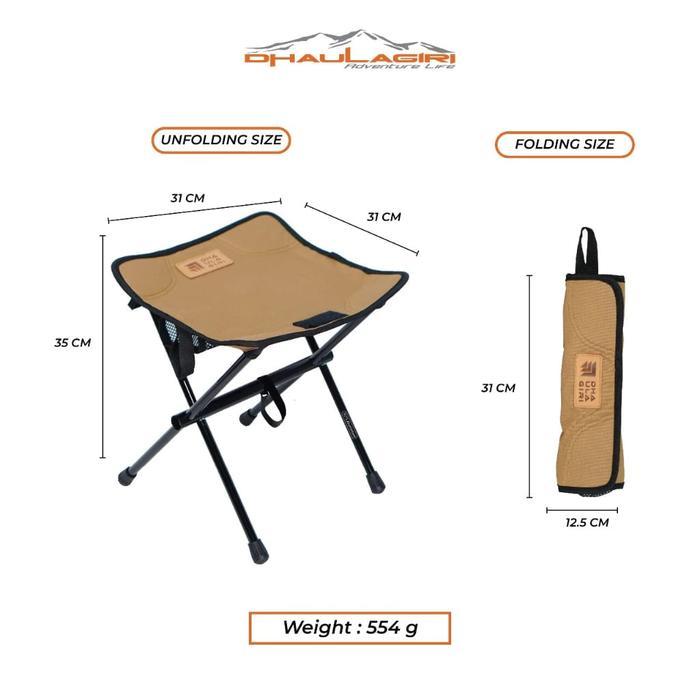 Eiger Aoki Adventure Kursi Lipat Mini Ultralight Folding Chairs Camping