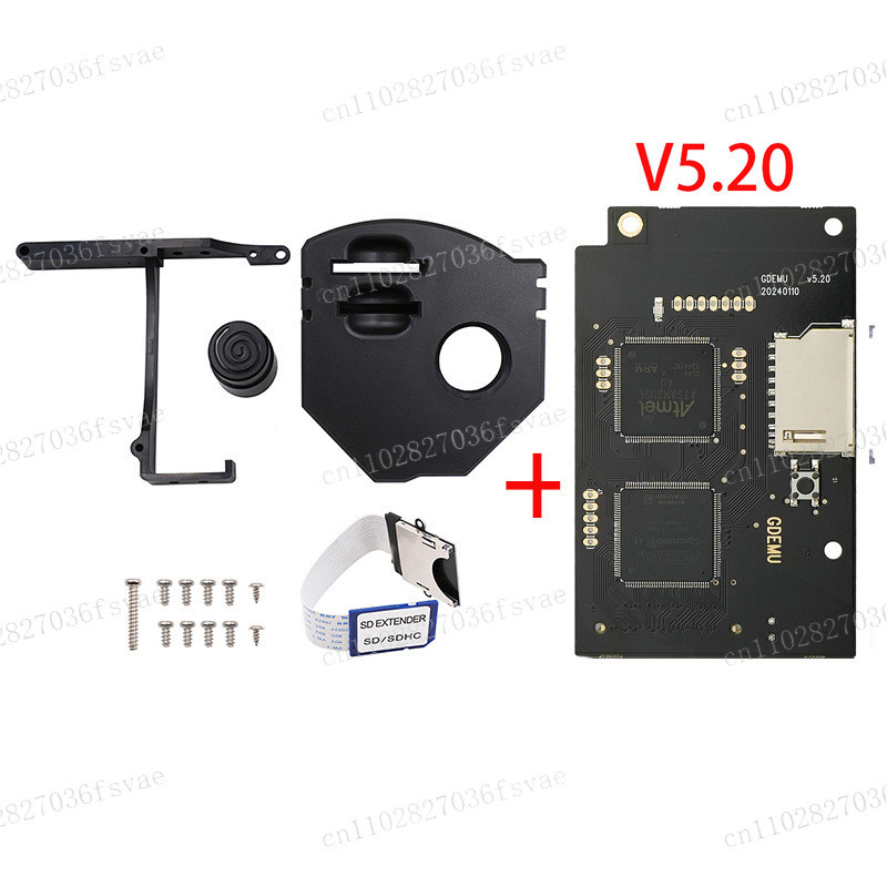 Sega DreamCast DC GDEMU V5.20.5 Blackgold Board SD Card Installation Kit Expansion Adapter