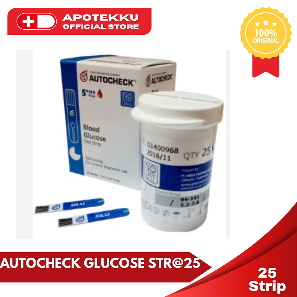 Autocheck Glucose Strip @ 25 Test