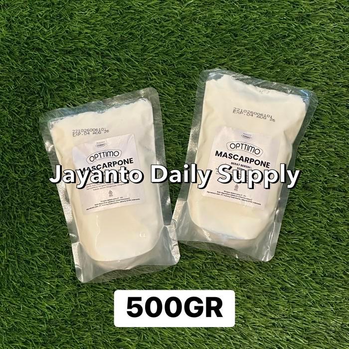 Opttimo Mascarpone 500Gr / Mascarpone Cheese - 100% Halal Promo