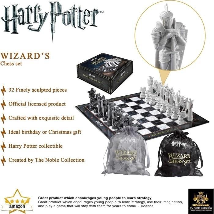 BERKUALITAS Harry Potter Wizard Chess Set