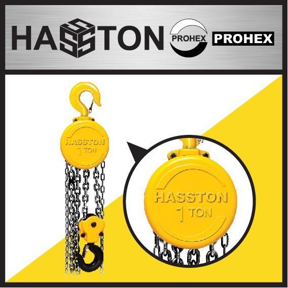 Readyyy Hasston Prohex 4520-103 Katrol Manual Takel 1 Ton X 3Meter Chain Block