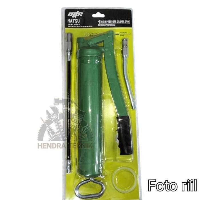 Readyyy Hand Grease Gun 500Cc Hd Pompa Gemuk Tangan 500Ml Pispot Stempet 500 Mts Matsu