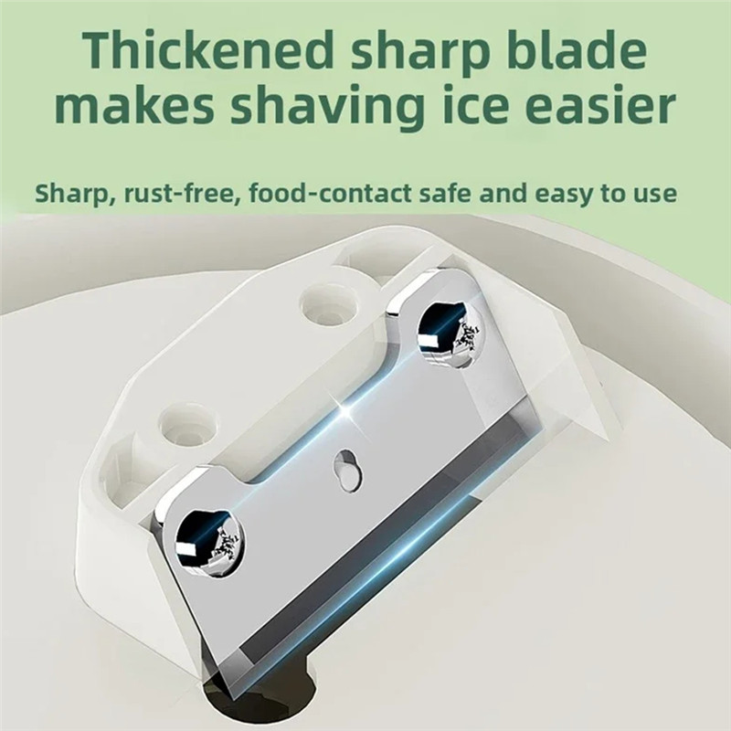 Small Household Electric Ice Shaver Automatic Ice Shaver Two Speed Adjustable Ice Machine Ice