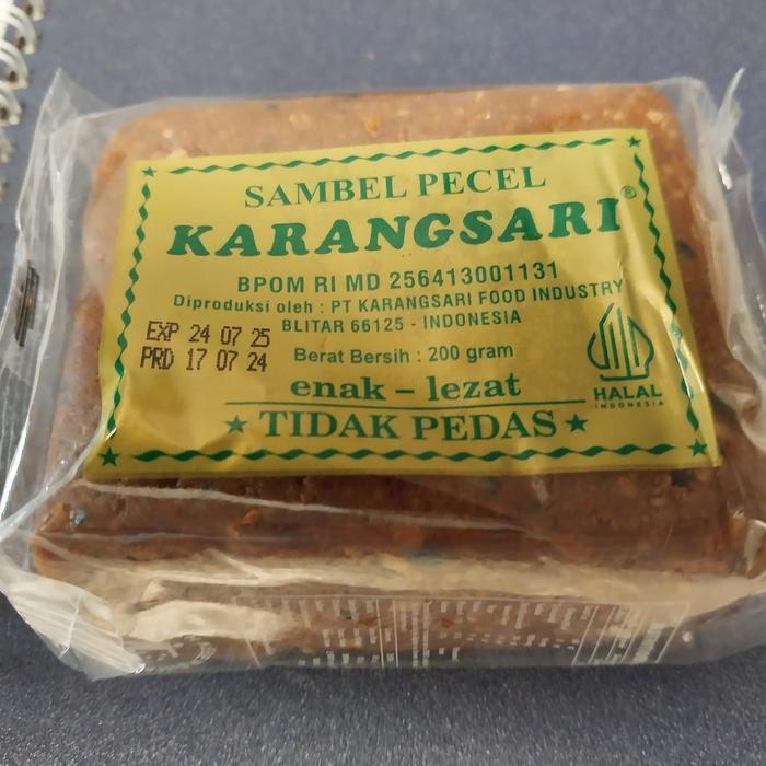 "New" Karangsari bumbu pecel
