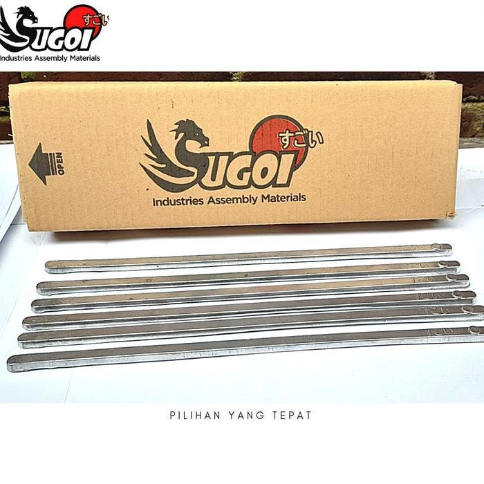 "New" Sugoi Timah Patri Batangan Kuningan Murah 50x50 Timah Solder Grade A Panjang 30cm untuk