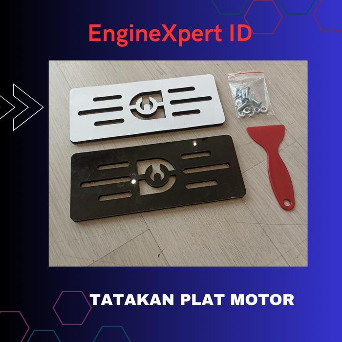Terlaris Frameless Plate Holder Plat Motor/Tatakan Plat Motor Akrilik - by Domo SALE