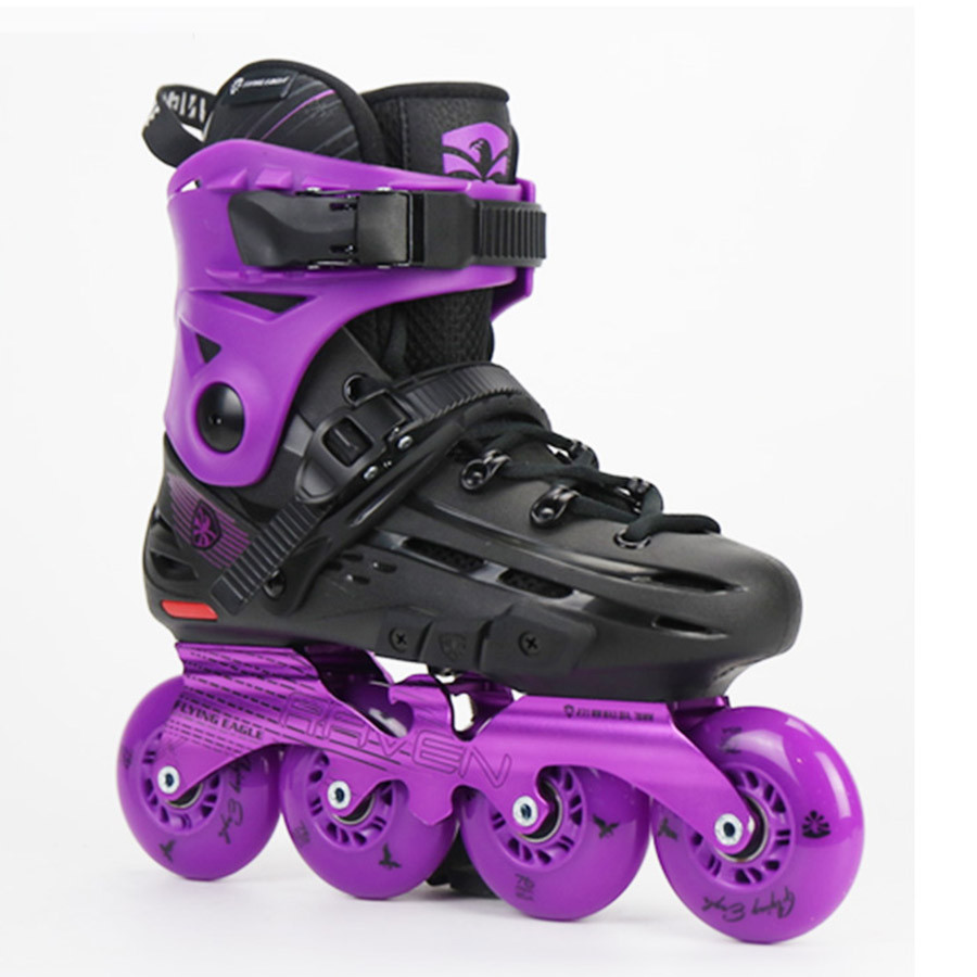 100% Original Flying Eagle F4-RAVEN Inline Skates Falcon Professional Adult Roller Skating Shoe