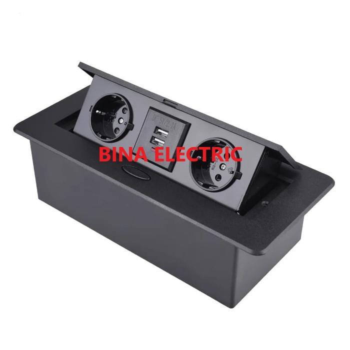 Stopkontak Meja Meeting Pop Up 2 Stopkontak Arde 2 Stopkontak Usb