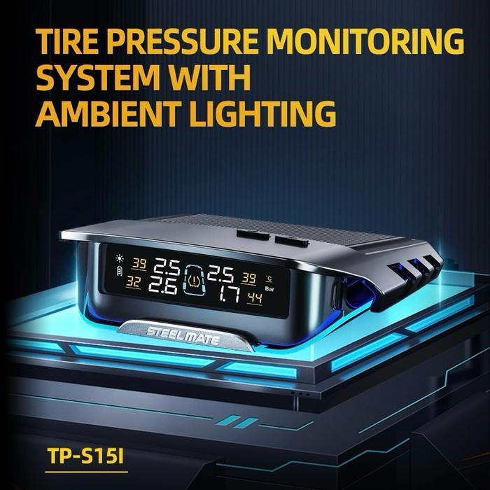 TPMS Steelmate TP-S15I / TP-S23I (Internal Sensor) Pengukur Tekanan Ban Mobil (Original - Premium -
