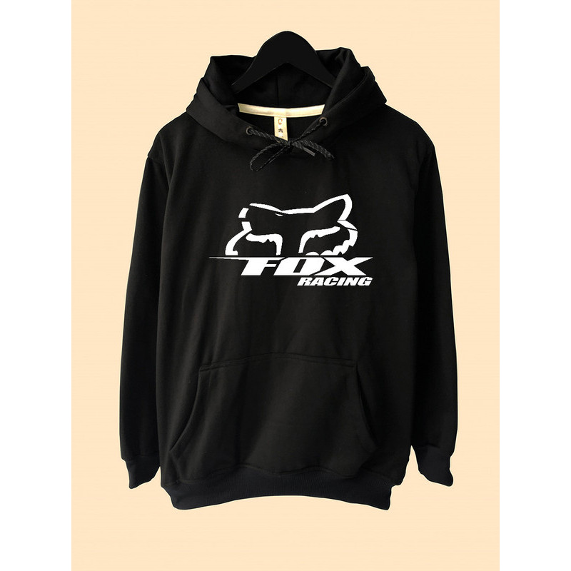 Jaket Hoodie Fox Racing logo