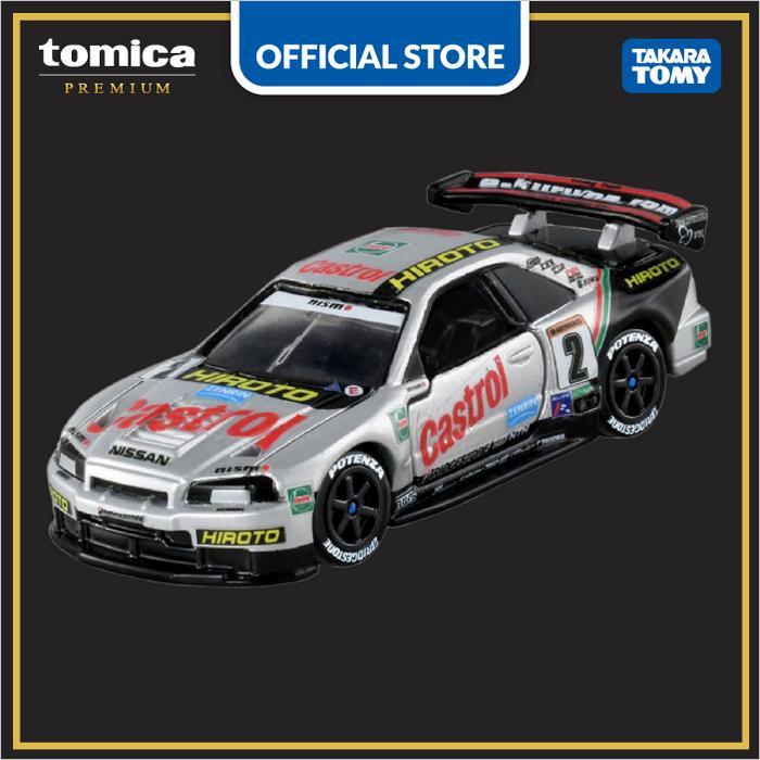 Tomica Premium Racing Nissan GT-R R34 Castrol