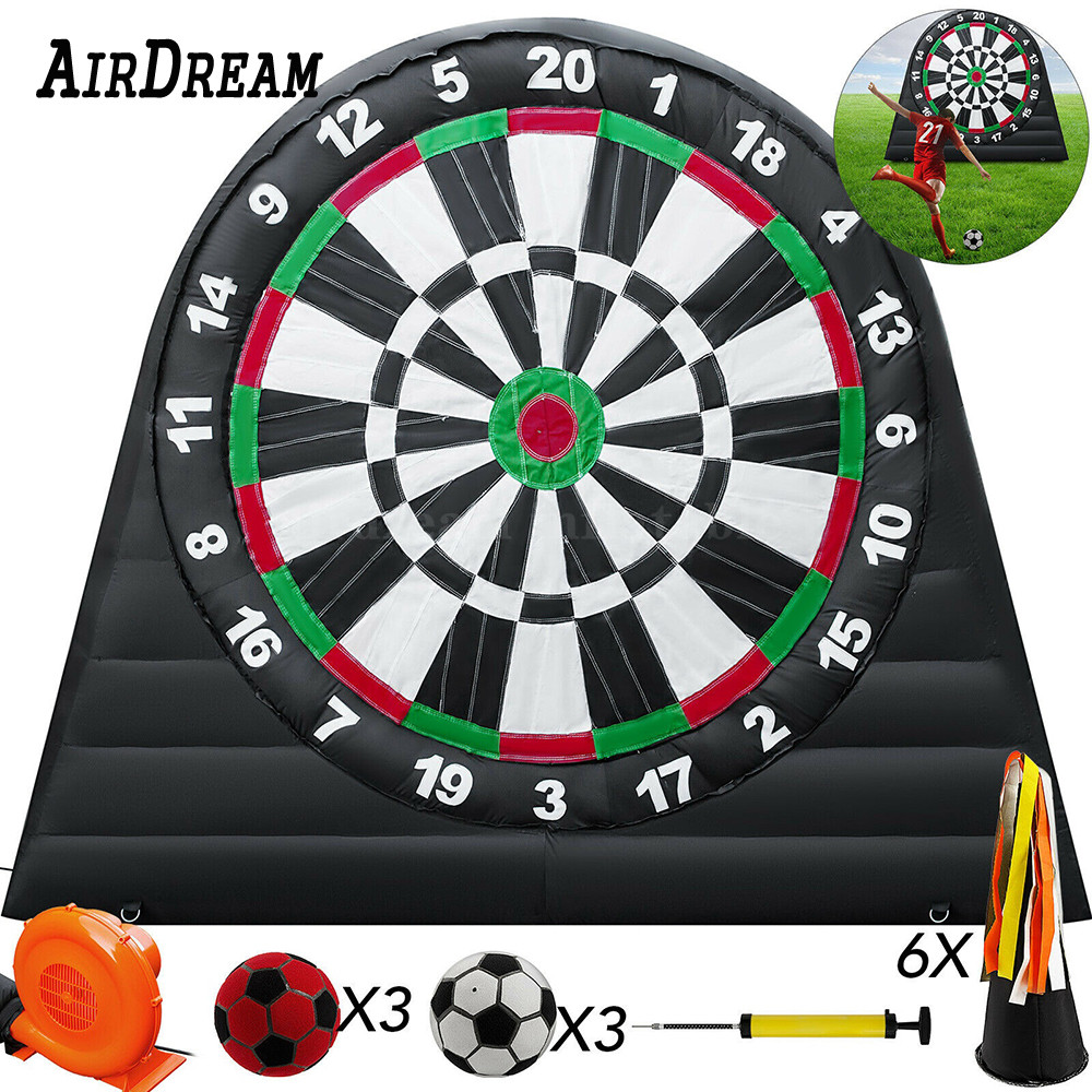 Fashionable 3 meter Inflatable Soccer Darts Board Kick Game