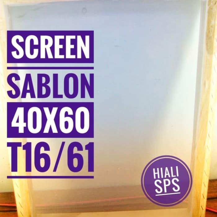 Diskon Screen Sablon 40X60 T16