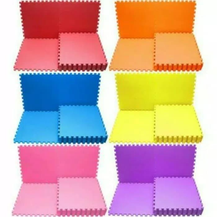 Jual Evamat Karpet Karet Puzzle Matras Polos Murah 60X60