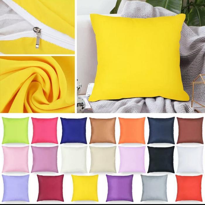 "New" Sarung Bantal Sofa Polos Elastis Cover sarung Bantal Sofa