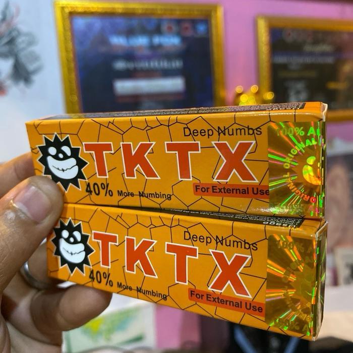 Tktx Gold 40% Anastesi Kebas Tattoo Sulamalis