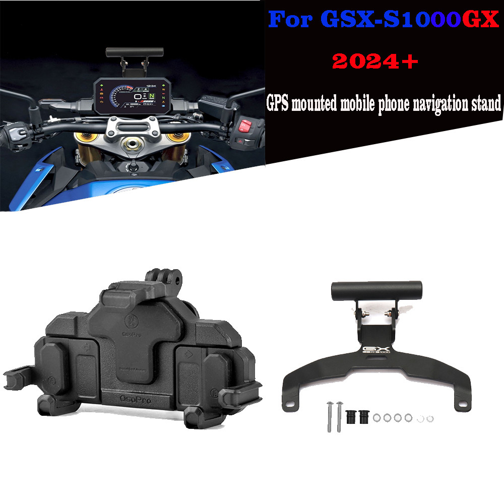 For Suzuki GSX-S1000GX GSXS1000GX GSX S1000GX 2024- Motorcycle Phone Holder GPS Equipment Adapter