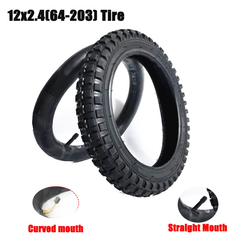 Ban Sepeda Anak Ukuran 12x2.4 (64-203) Ban Sepeda Listrik 12 Inch Ban Sepeda Balap Anak Kualitas Tin