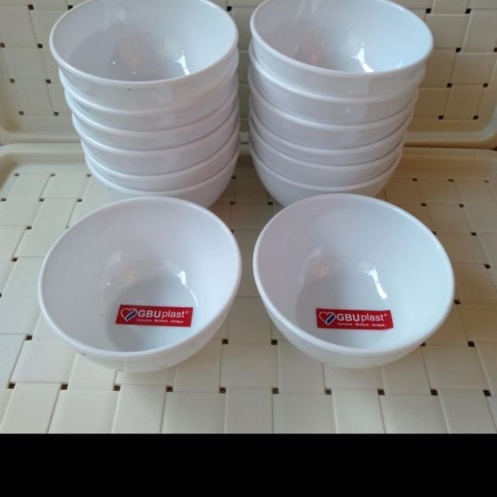 (1 Lusin) mangkok kobokan kecil - Mangkok Melamine Kecil - Mangkok Kuah - GBU S101