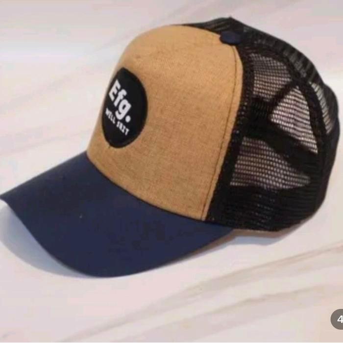 topi jaring motif anti panas
